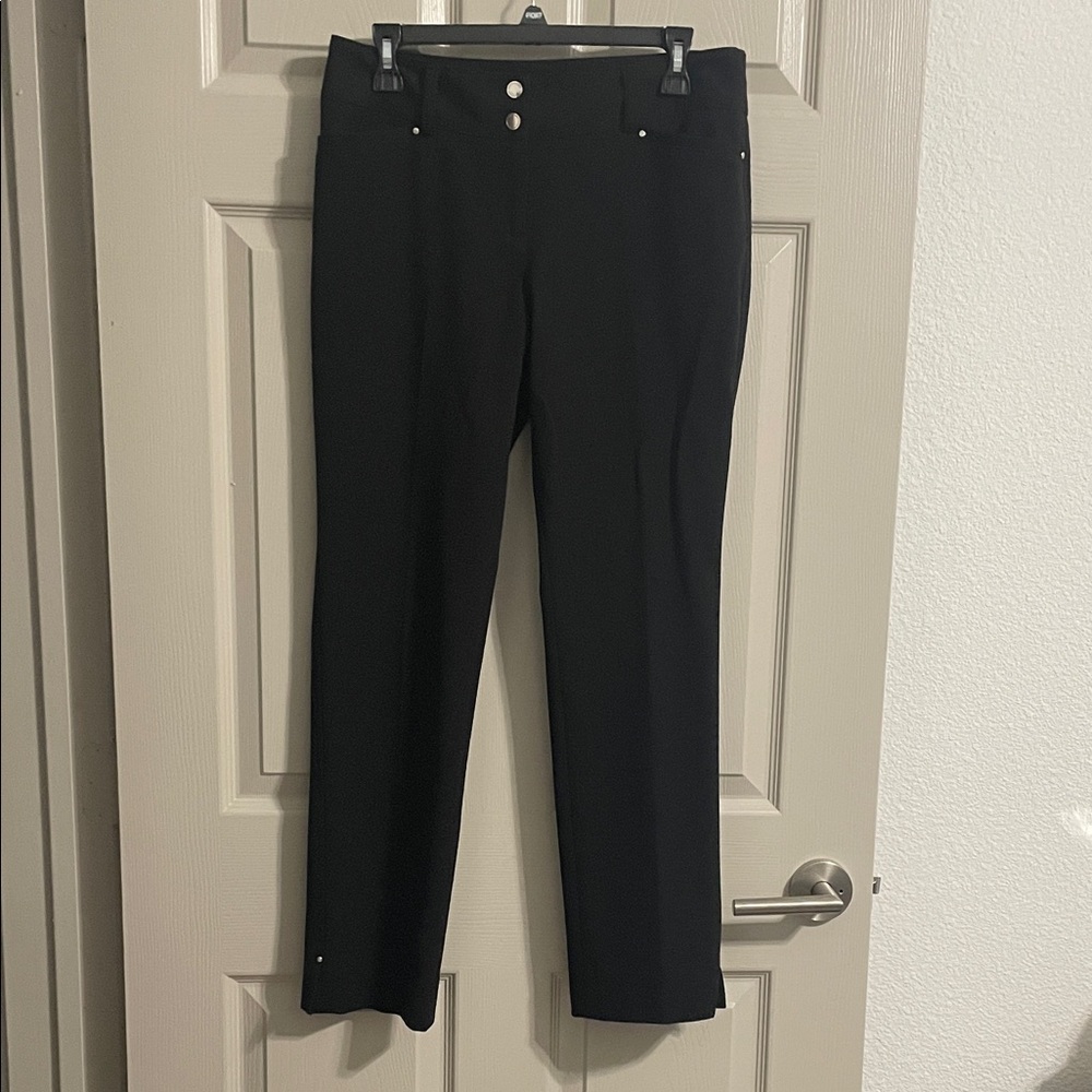 White House Black Market Charcoal Trousers